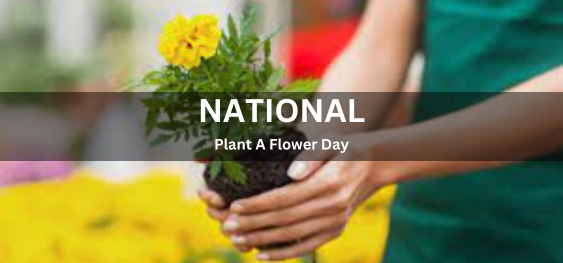 National Plant A Flower Day [राष्ट्रीय पौधा एक फूल दिवस]